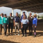 Michell w/ the USDF Instr. Cert. Workshop participants & Bill McMullin